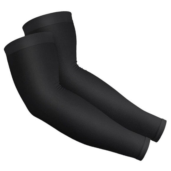 Compression Sleeve Black UV Sun Protection Arm Sleeves Men Women Athletic S - Picture 1 of 6